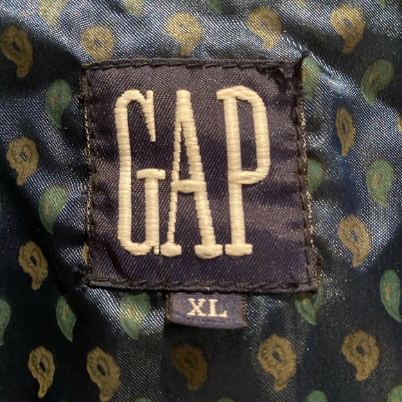 Vintage GAP Suede and Leather Dark Purple Jacket - Picture 7 of 9